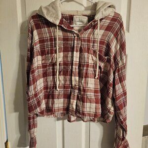 Flannel hoodie